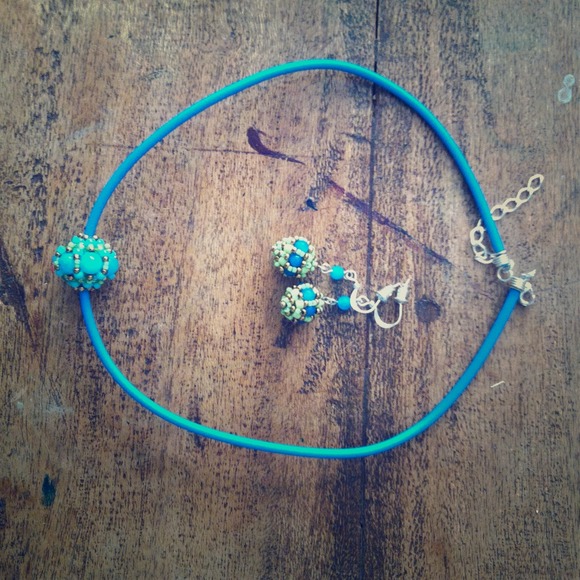 Handmade necklace & earrings