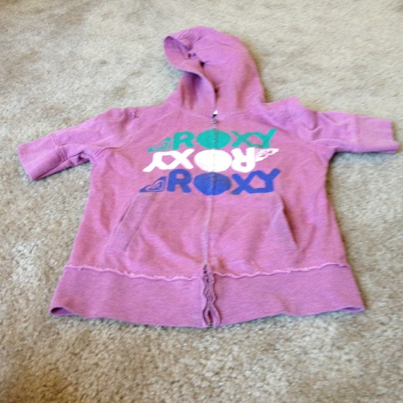 Girls roxy short sleeve hoodie