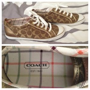 COACH converse-style sneakers! NEW