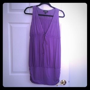 Cute purple going out dress!