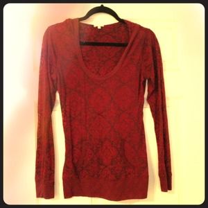 Maurices long sleeve patterned shirt