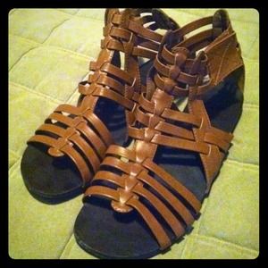 Camel colored sandals