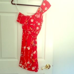 One shoulder mini dress