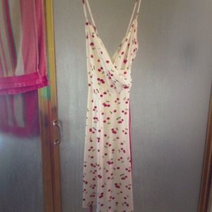 White Cherry Dress