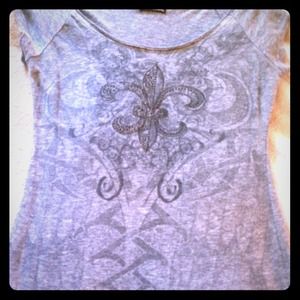 Grey wet seal shirt