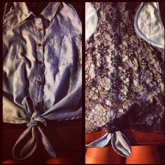 Flower designs on the back