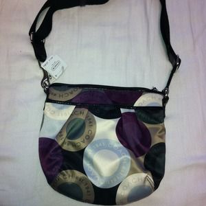 Silk Coach side trap party purse.