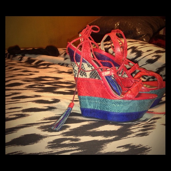 Wild pair wedge sandal