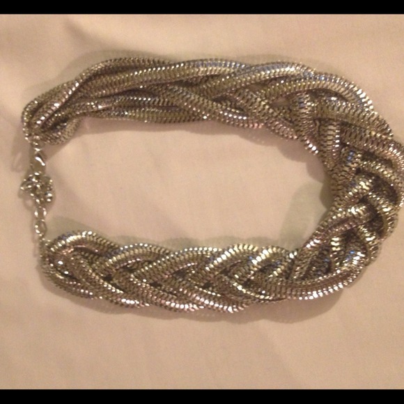 Silver Statement Necklace - Picture 2 of 2