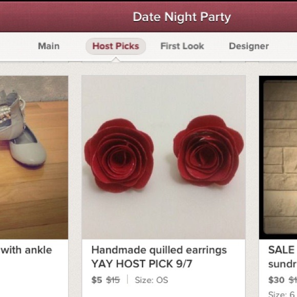 Handmade quilled earrings YAY HOST PICK 9/7 BUNDLE - Picture 2 of 2