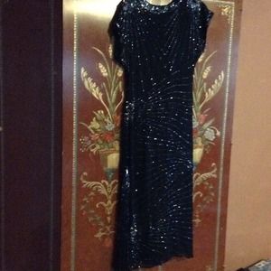 Nordstrom design  high quality hand beaded used twice only 4 gala