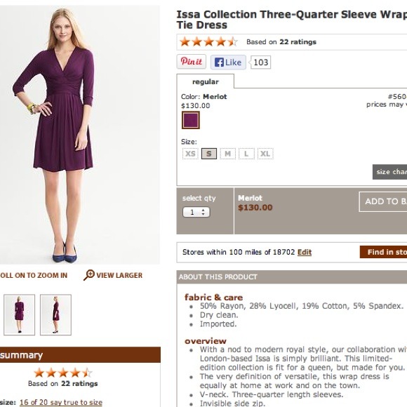 🚫SOLD🚫🎉Host Pick 2X🎉Issa Coll 3-Quarter Sleeve - Picture 2 of 4