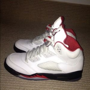 Jordan retro fire red 5's
