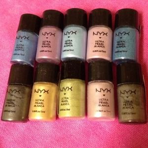 Set of 10 NYX Loose Pigments