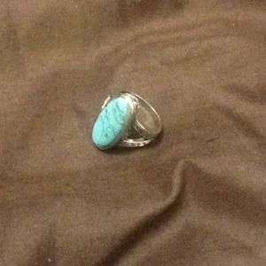 Beautiful turquoise and silver ring!