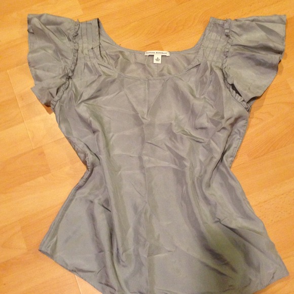 Banana Republic size small silk grey blouse