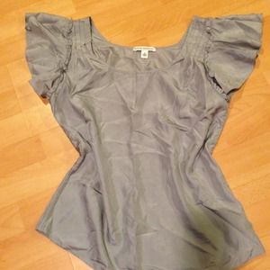 Banana Republic size small silk grey blouse