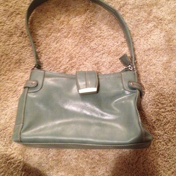 Grey/blue handbag