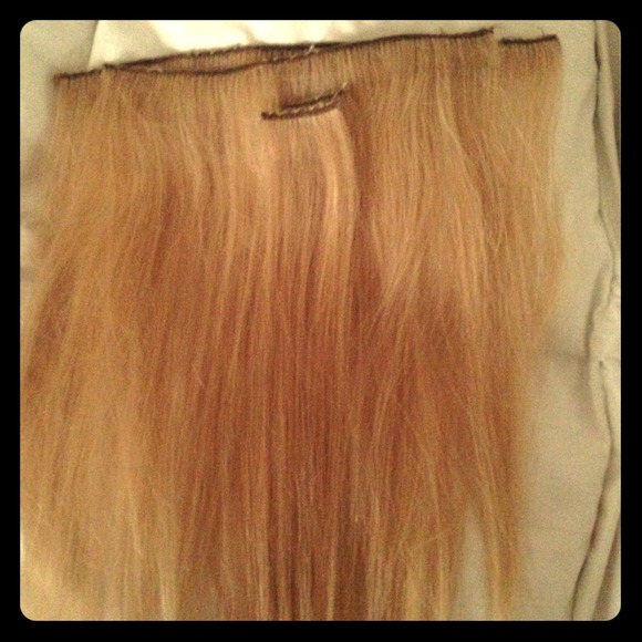 🍉4 Natural Blonde Human Hair extensions