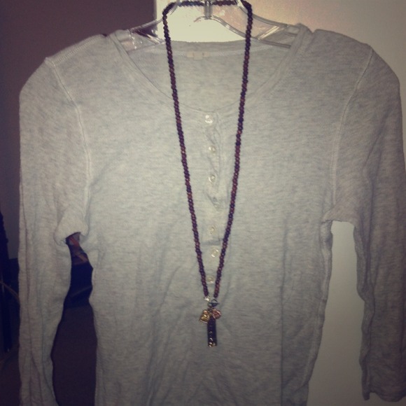 J.Crew 3/4 Sleeve Thermal Henley 🚫sold🚫