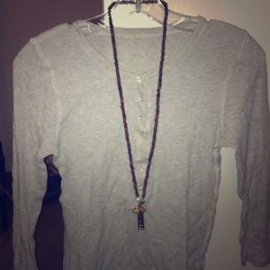 J.Crew 3/4 Sleeve Thermal Henley 🚫sold🚫