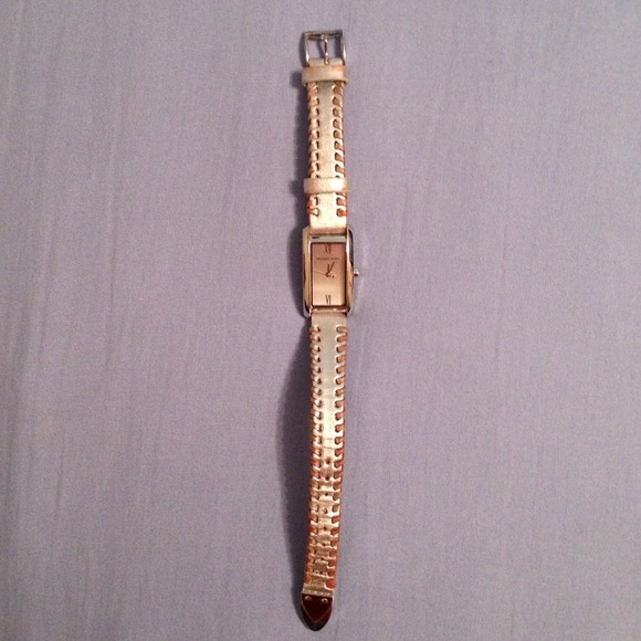 🚫Reserved🚫for @aylissa silver leather MK watch