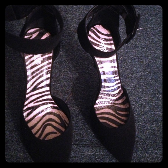 Brand New Suede Black Shoes