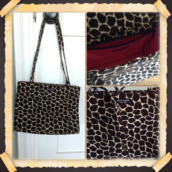 Kate Spade Giraffe Print Bag