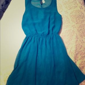 Teal dress