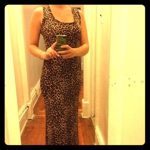 Cheetah maxi dress! Sexy and chic!