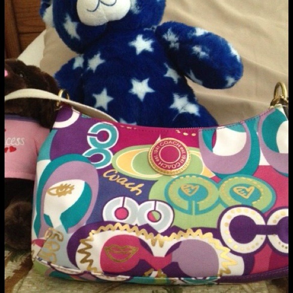 Coach cross body purse