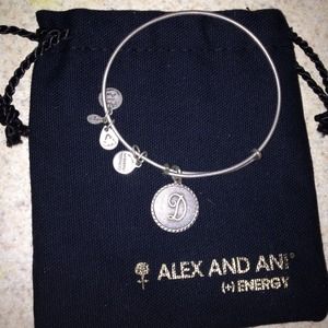 Alex and Ani Letter D bangle.