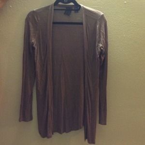 Brown cardigan