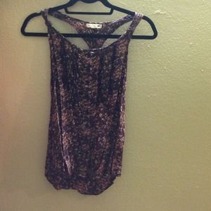Dark purple tank top