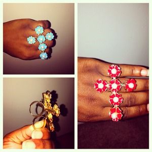 Cross flower ring. Different from the rest