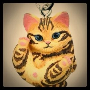 Japanese Cat Butt Key Chain