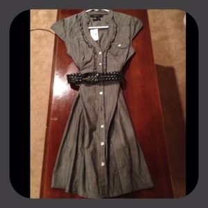 Sexy & Sophisticated Dark Gray Dress