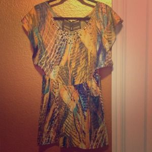 Beautiful Free people printed tunic!