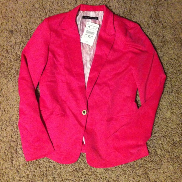 Hot pink blazer