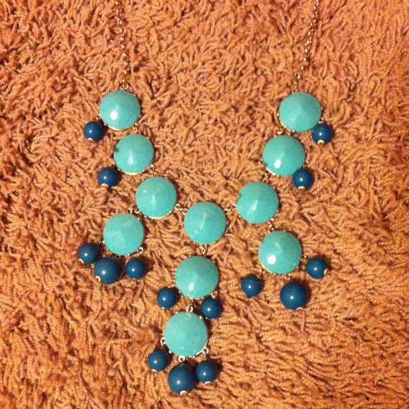 Teal Bubble Necklace