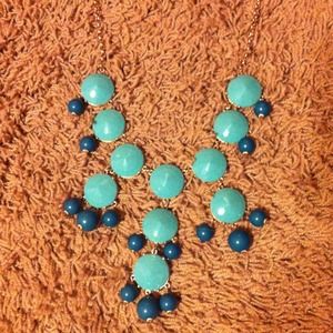 Teal Bubble Necklace