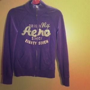 Dark purple aero hoodie