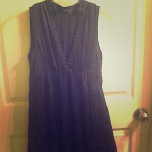 Theme navy tiered dress