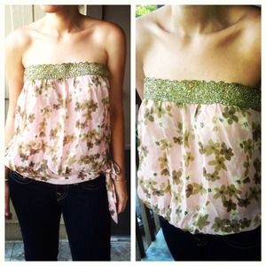 Buffalo David Bitton Tops - SALE🌻🎉Buffalo Pink Beaded Tube Top Buffalo David Bitton Tops - SALE🌻🎉Buffalo Pink Beaded Tube Top