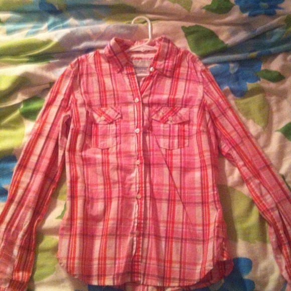 Plaid button up shirt