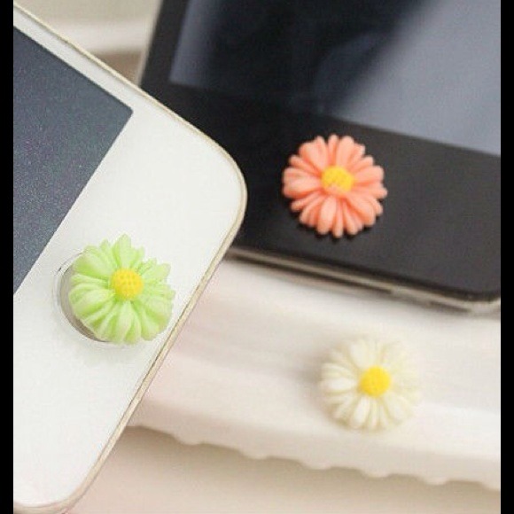 Flower home button sticker for iPhone/iPad - Picture 2 of 4