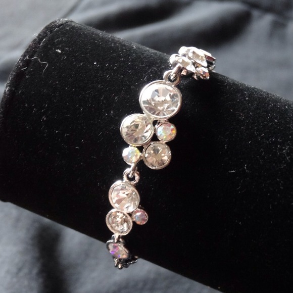 Silver colored CZ Bracelet