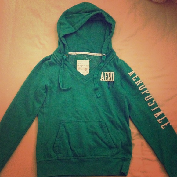 ON HOLD! Aeropostale green hoodie