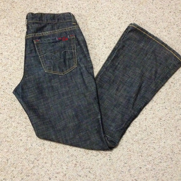Blue Cult Destroyed distressed denim vintage jeans - Picture 3 of 4