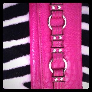 ❌SOLD❌Pink "Snake Skin" Wallet